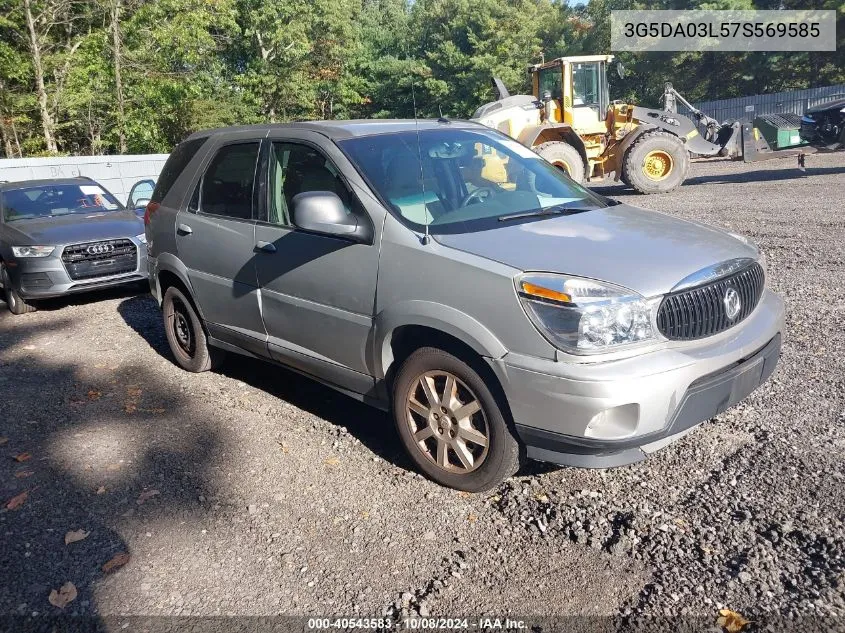 2007 Buick Rendezvous Cx VIN: 3G5DA03L57S569585 Lot: 40543583