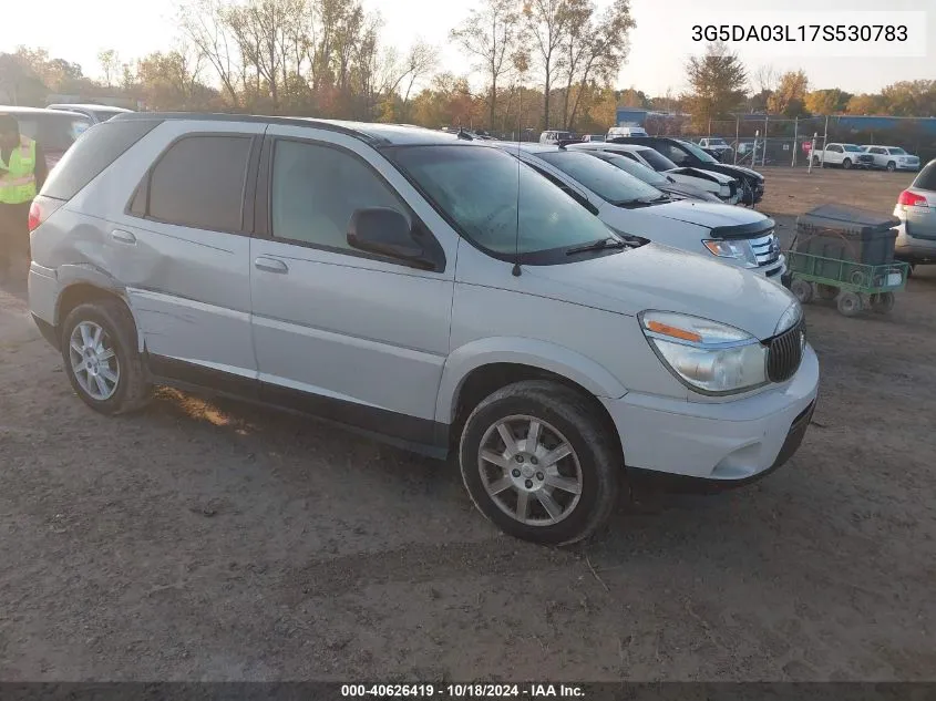 2007 Buick Rendezvous Cx VIN: 3G5DA03L17S530783 Lot: 40626419