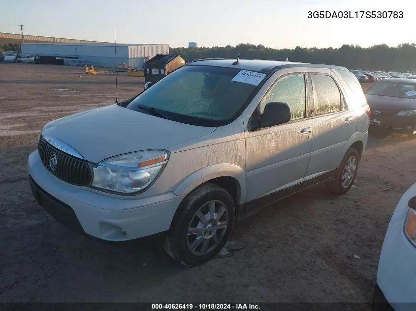 2007 Buick Rendezvous Cx VIN: 3G5DA03L17S530783 Lot: 40626419