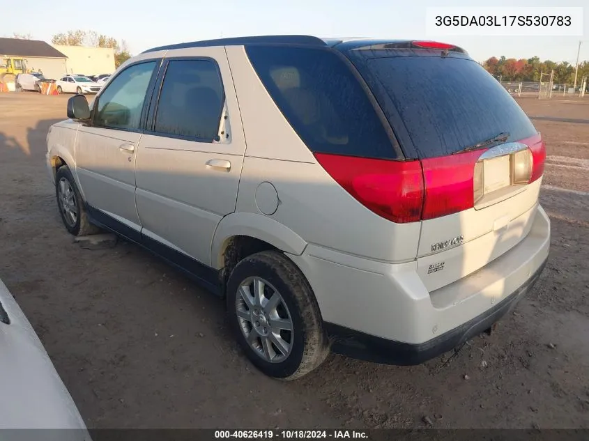 2007 Buick Rendezvous Cx VIN: 3G5DA03L17S530783 Lot: 40626419