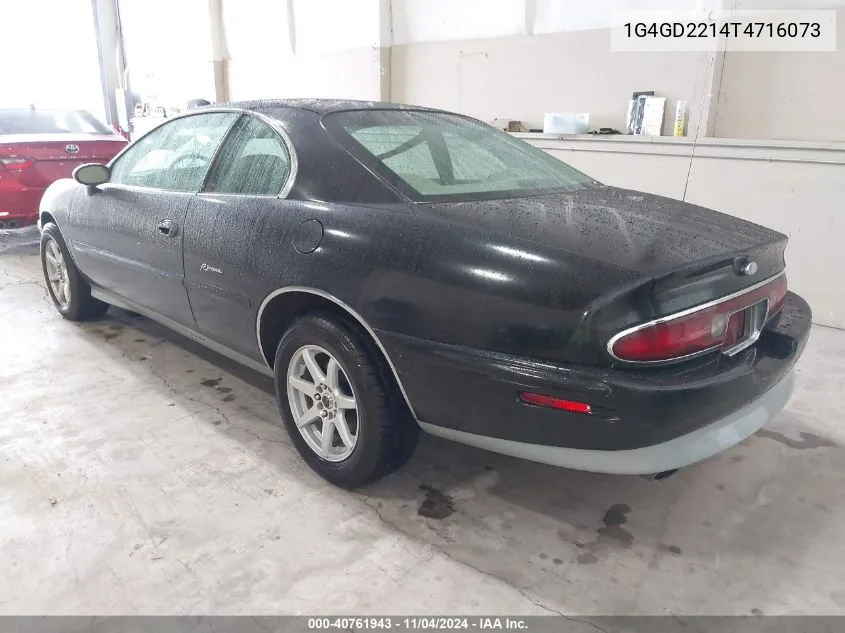 1996 Buick Riviera VIN: 1G4GD2214T4716073 Lot: 40761943