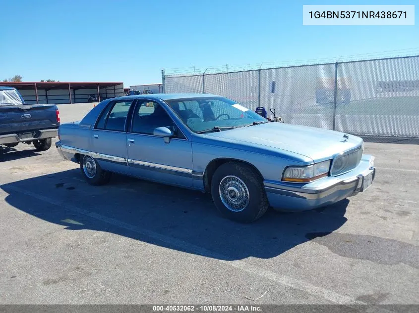 1992 Buick Roadmaster VIN: 1G4BN5371NR438671 Lot: 40532062