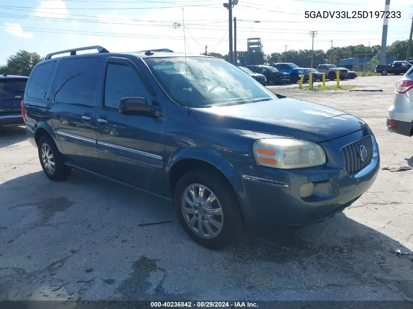 2005 Buick Terraza Cxl VIN: 5GADV33L25D197233 Lot: 40236842