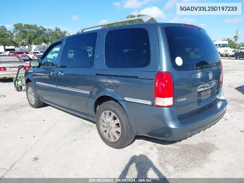 2005 Buick Terraza Cxl VIN: 5GADV33L25D197233 Lot: 40236842