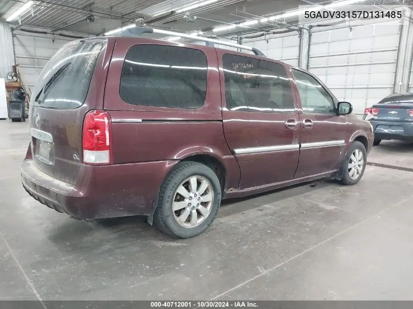 5GADV33157D131485 2007 Buick Terraza Cxl