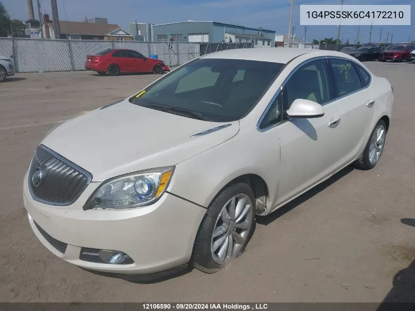 2012 Buick Verano VIN: 1G4PS5SK6C4172210 Lot: 12106590