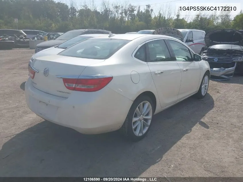 2012 Buick Verano VIN: 1G4PS5SK6C4172210 Lot: 12106590