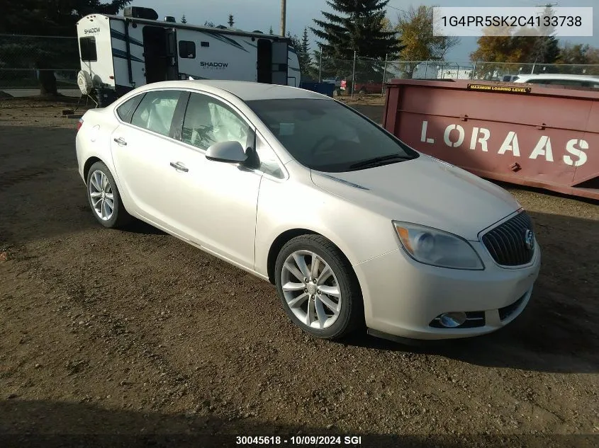 2012 Buick Verano Convenience VIN: 1G4PR5SK2C4133738 Lot: 30045618