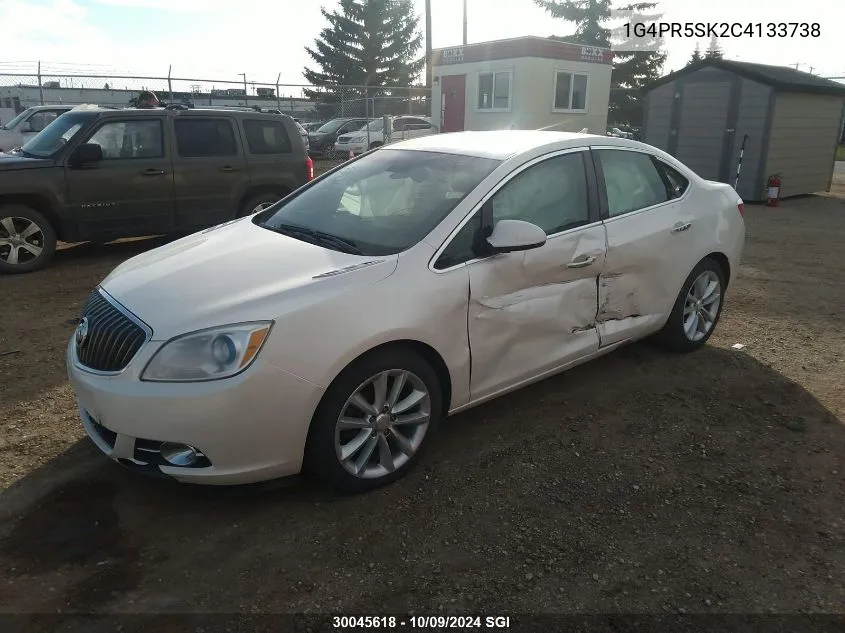 2012 Buick Verano Convenience VIN: 1G4PR5SK2C4133738 Lot: 30045618