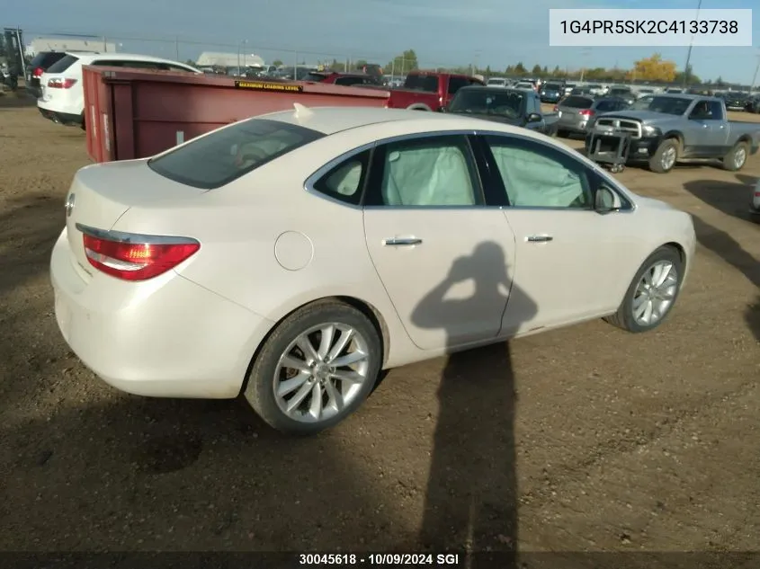 2012 Buick Verano Convenience VIN: 1G4PR5SK2C4133738 Lot: 30045618