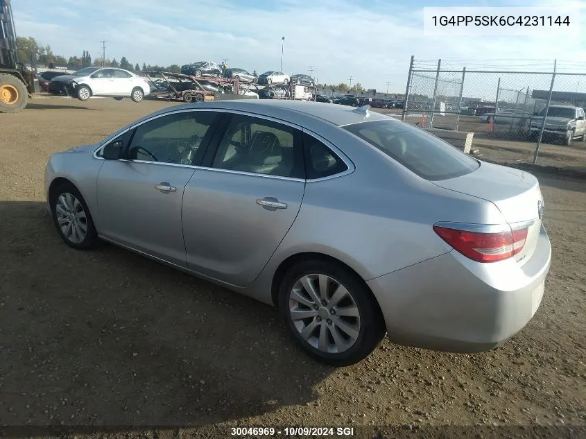 2012 Buick Verano VIN: 1G4PP5SK6C4231144 Lot: 30046969