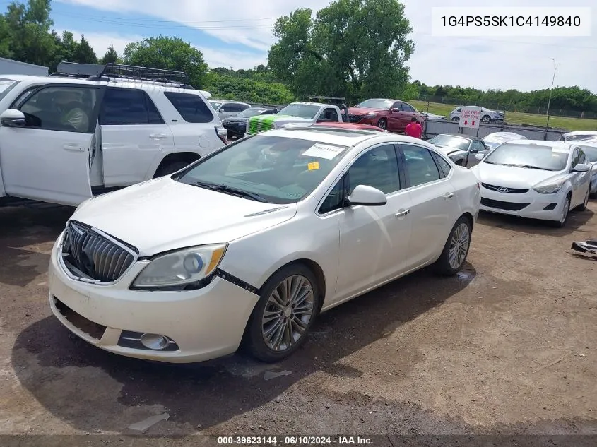 1G4PS5SK1C4149840 2012 Buick Verano Leather Group