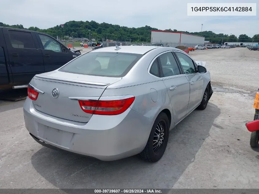 2012 Buick Verano VIN: 1G4PP5SK6C4142884 Lot: 39739607