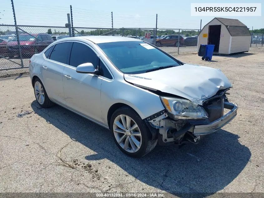 2012 Buick Verano Convenience Group VIN: 1G4PR5SK5C4221957 Lot: 40132893