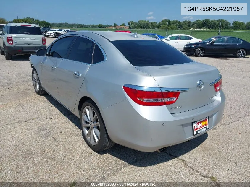 1G4PR5SK5C4221957 2012 Buick Verano Convenience Group