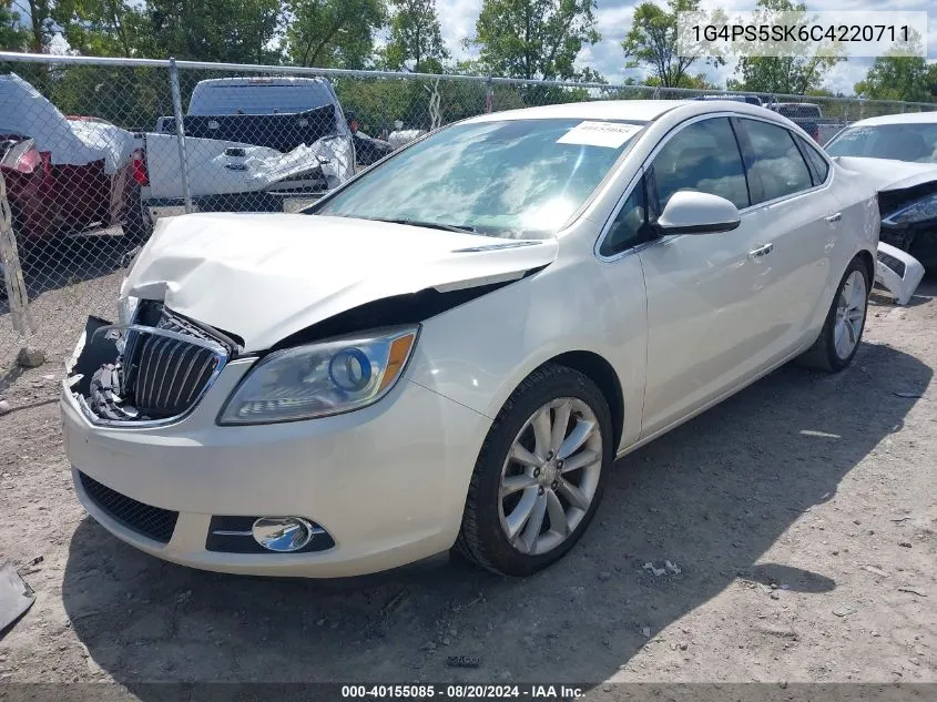 2012 Buick Verano Leather Group VIN: 1G4PS5SK6C4220711 Lot: 40155085