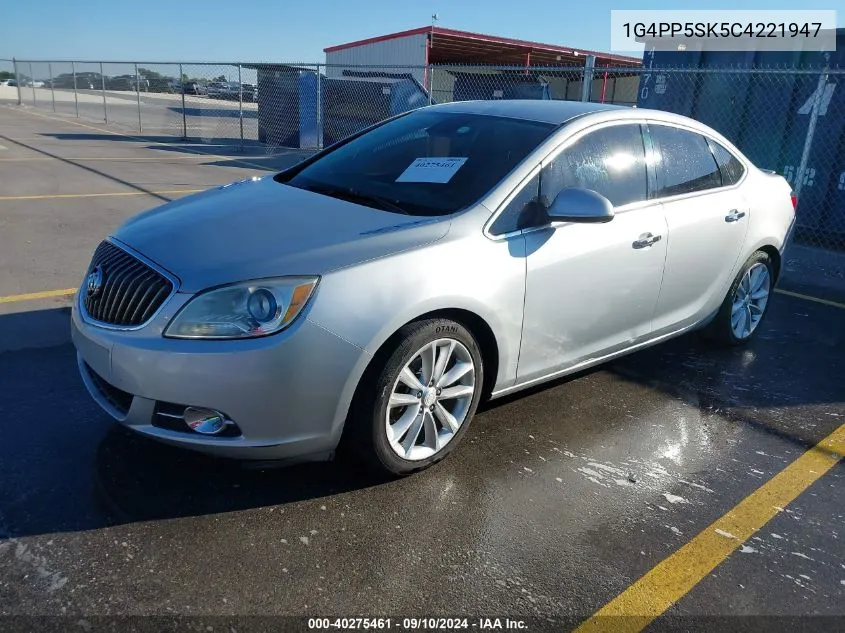 2012 Buick Verano VIN: 1G4PP5SK5C4221947 Lot: 40275461