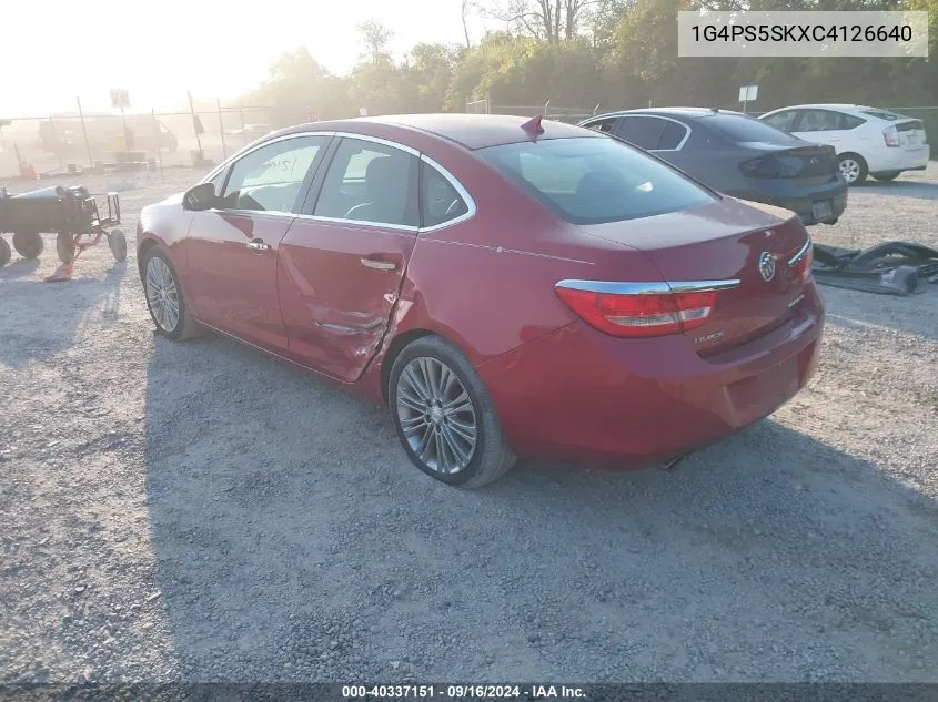 1G4PS5SKXC4126640 2012 Buick Verano Leather Group