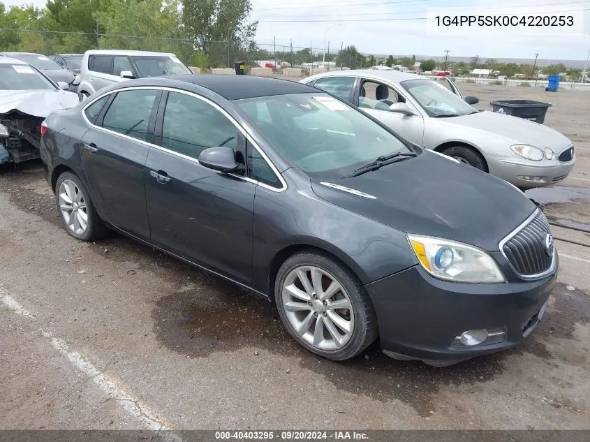 2012 Buick Verano VIN: 1G4PP5SK0C4220253 Lot: 40403295