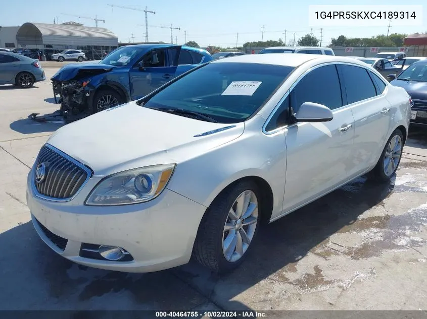 2012 Buick Verano Convenience Group VIN: 1G4PR5SKXC4189314 Lot: 40464755