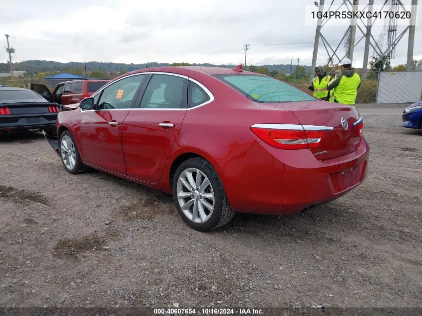 2012 Buick Verano Convenience Group VIN: 1G4PR5SKXC4170620 Lot: 40607654