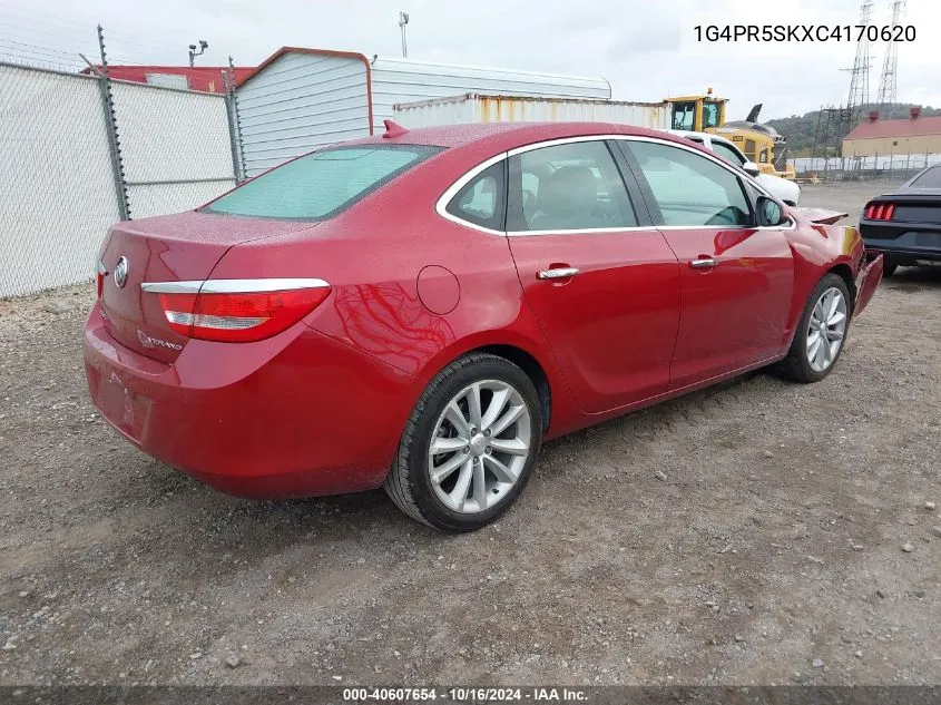 2012 Buick Verano Convenience Group VIN: 1G4PR5SKXC4170620 Lot: 40607654