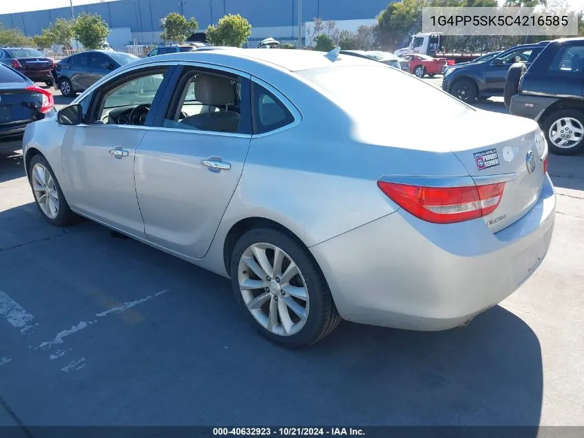 2012 Buick Verano VIN: 1G4PP5SK5C4216585 Lot: 40632923