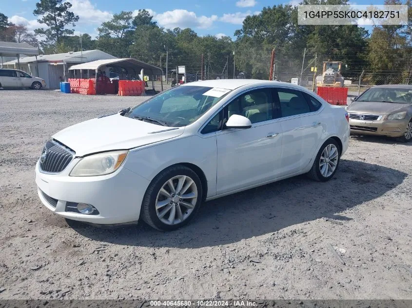 2012 Buick Verano VIN: 1G4PP5SK0C4182751 Lot: 40645680