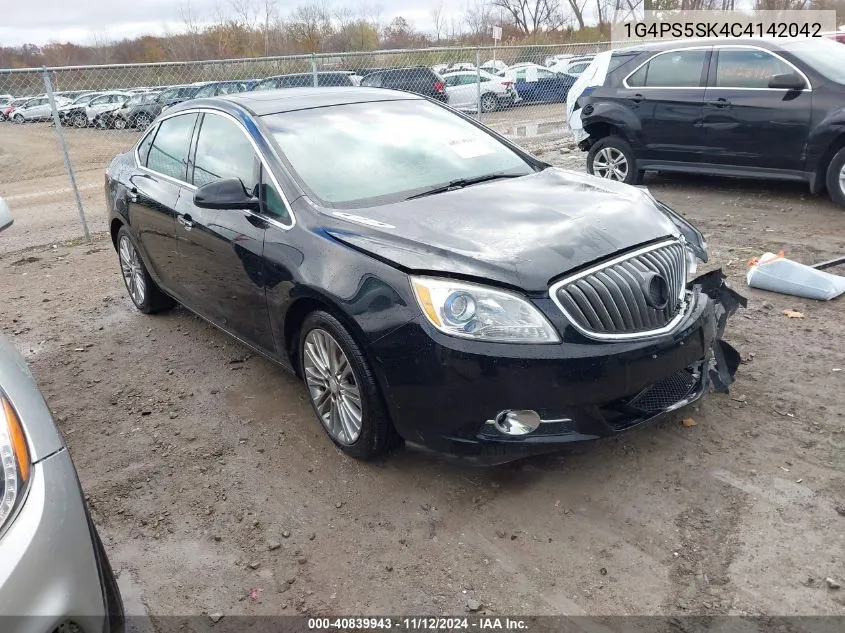 1G4PS5SK4C4142042 2012 Buick Verano Leather Group