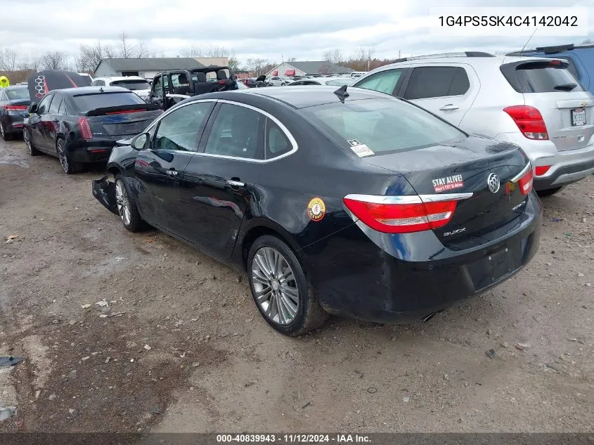 1G4PS5SK4C4142042 2012 Buick Verano Leather Group