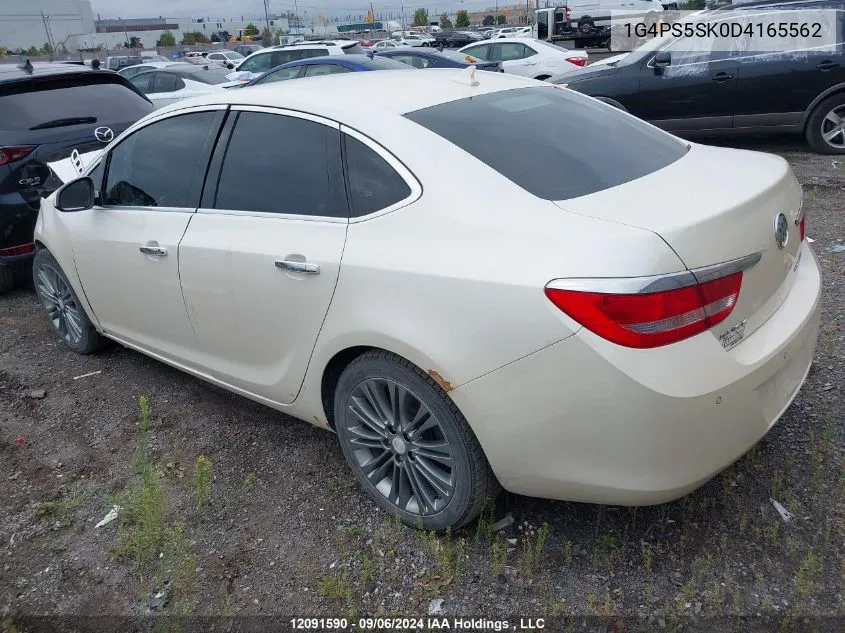 2013 Buick Verano VIN: 1G4PS5SK0D4165562 Lot: 12091590