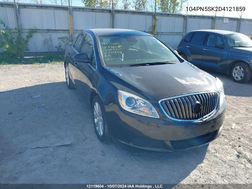 2013 Buick Verano VIN: 1G4PN5SK2D4121859 Lot: 12119604