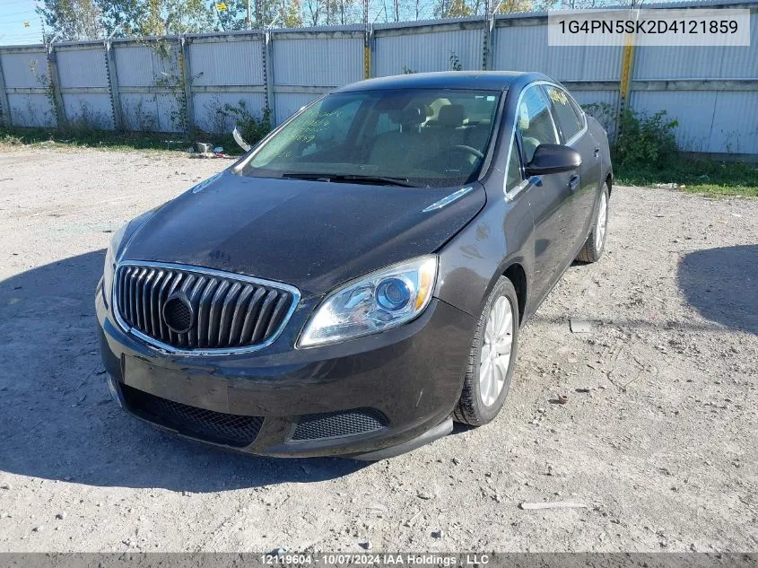 2013 Buick Verano VIN: 1G4PN5SK2D4121859 Lot: 12119604