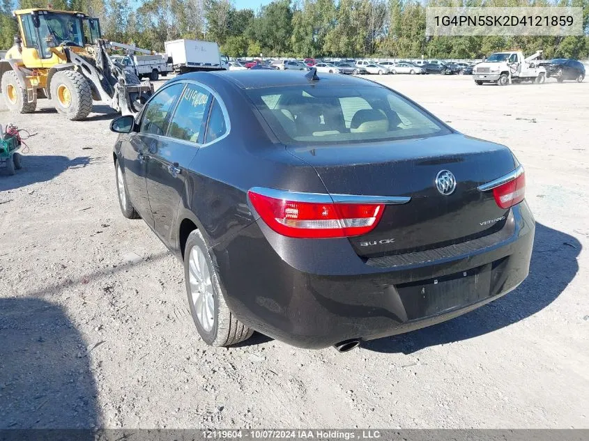 2013 Buick Verano VIN: 1G4PN5SK2D4121859 Lot: 12119604