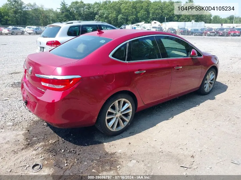 2013 Buick Verano VIN: 1G4PP5SK0D4105234 Lot: 39886797