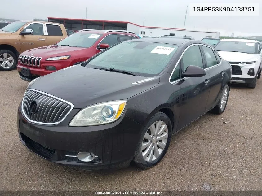 2013 Buick Verano VIN: 1G4PP5SK9D4138751 Lot: 40052951