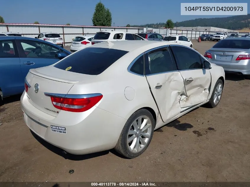 2013 Buick Verano Premium Group VIN: 1G4PT5SV1D4200973 Lot: 40113778