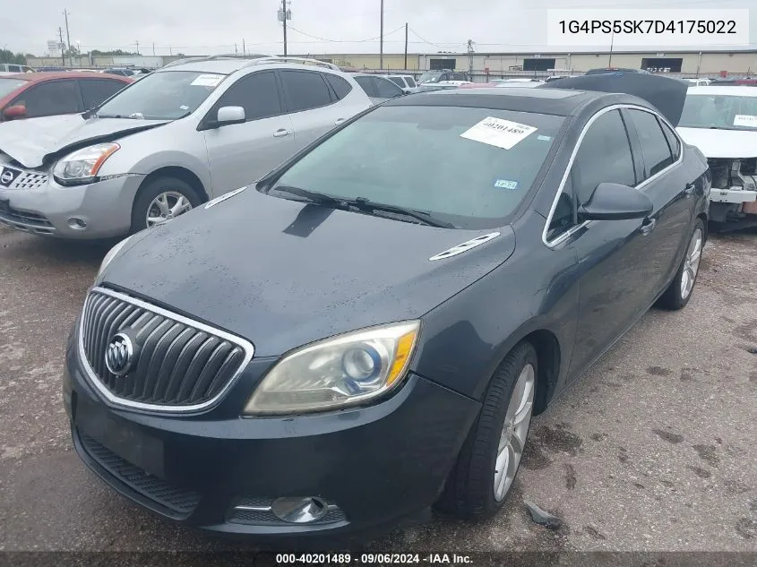 2013 Buick Verano Leather Group VIN: 1G4PS5SK7D4175022 Lot: 40201489