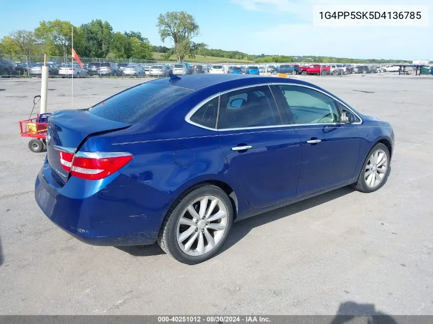 2013 Buick Verano VIN: 1G4PP5SK5D4136785 Lot: 40251012