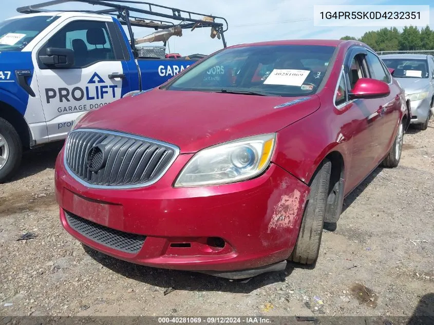 2013 Buick Verano Convenience Group VIN: 1G4PR5SK0D4232351 Lot: 40281069