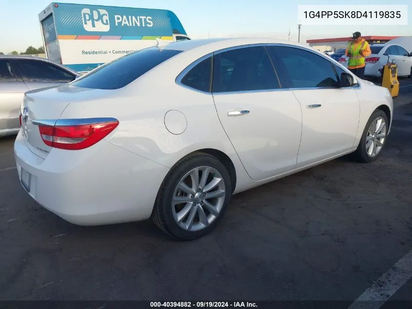 2013 Buick Verano VIN: 1G4PP5SK8D4119835 Lot: 40394882