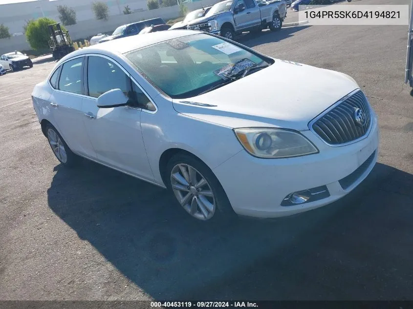 2013 Buick Verano Convenience Group VIN: 1G4PR5SK6D4194821 Lot: 40453119