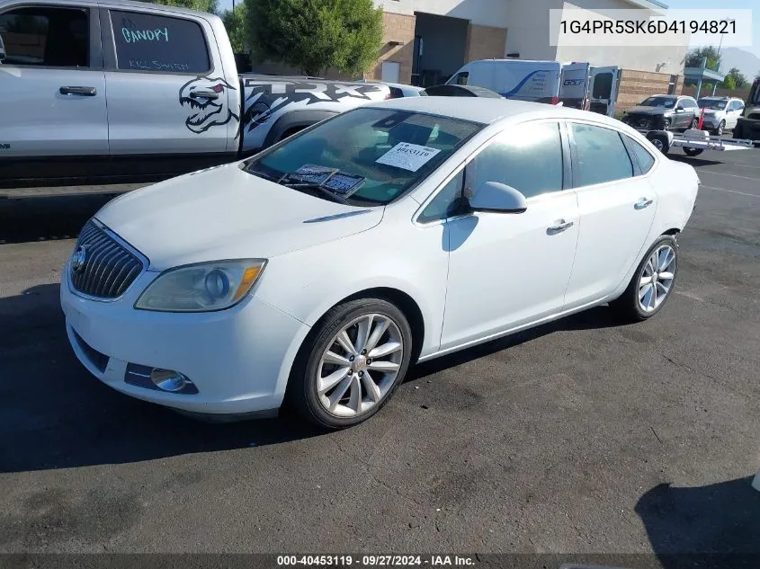 2013 Buick Verano Convenience Group VIN: 1G4PR5SK6D4194821 Lot: 40453119