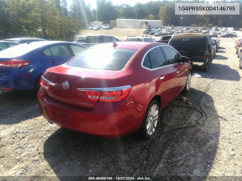 2013 Buick Verano Convenience Group VIN: 1G4PR5SK0D4146795 Lot: 40488186