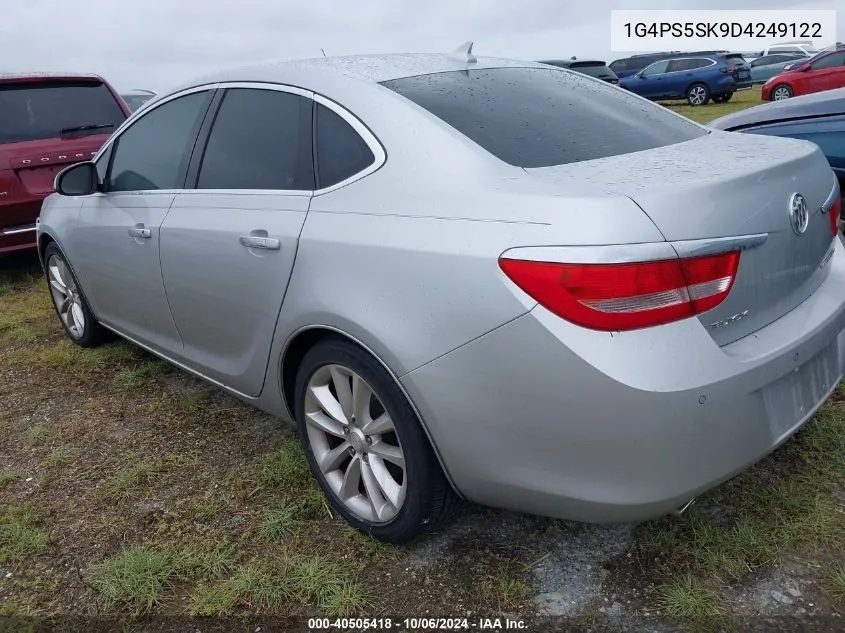 2013 Buick Verano Leather Group VIN: 1G4PS5SK9D4249122 Lot: 40505418