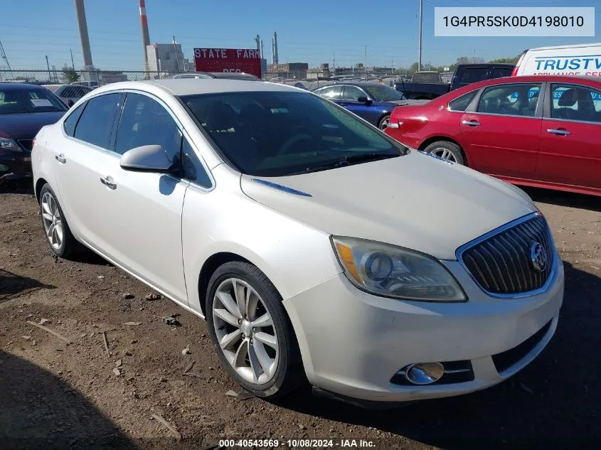 2013 Buick Verano Convenience Group VIN: 1G4PR5SK0D4198010 Lot: 40543569