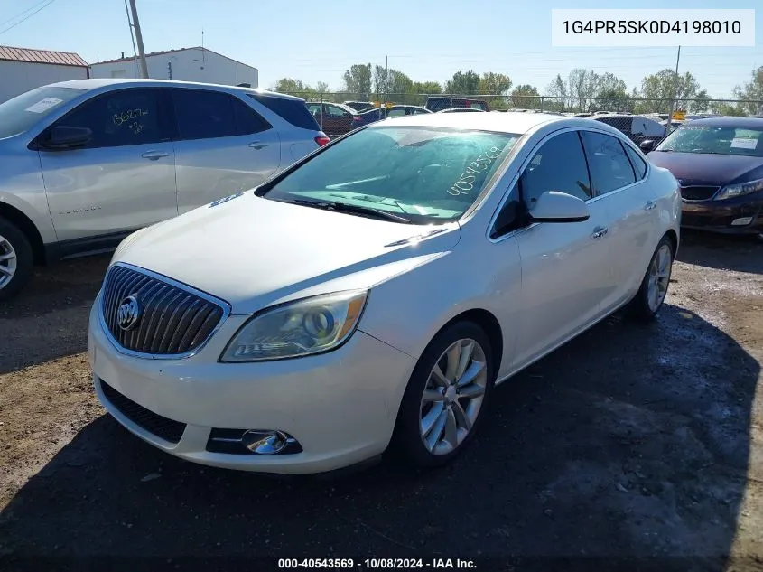 2013 Buick Verano Convenience Group VIN: 1G4PR5SK0D4198010 Lot: 40543569