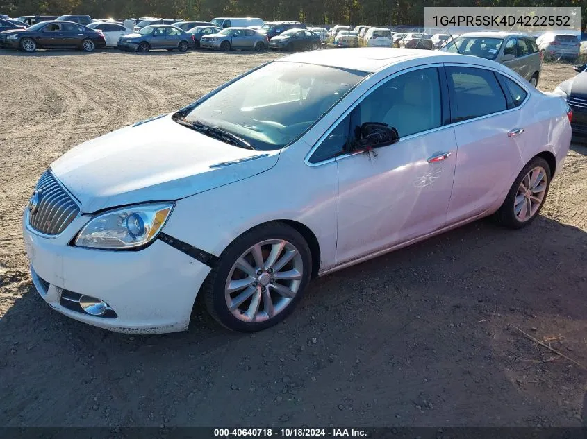 2013 Buick Verano Convenience Group VIN: 1G4PR5SK4D4222552 Lot: 40640718