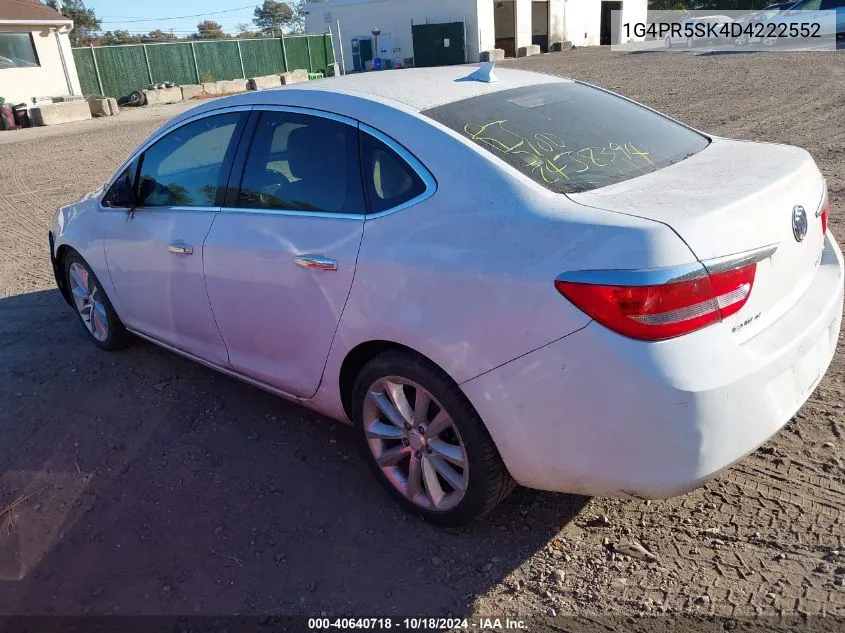 2013 Buick Verano Convenience Group VIN: 1G4PR5SK4D4222552 Lot: 40640718