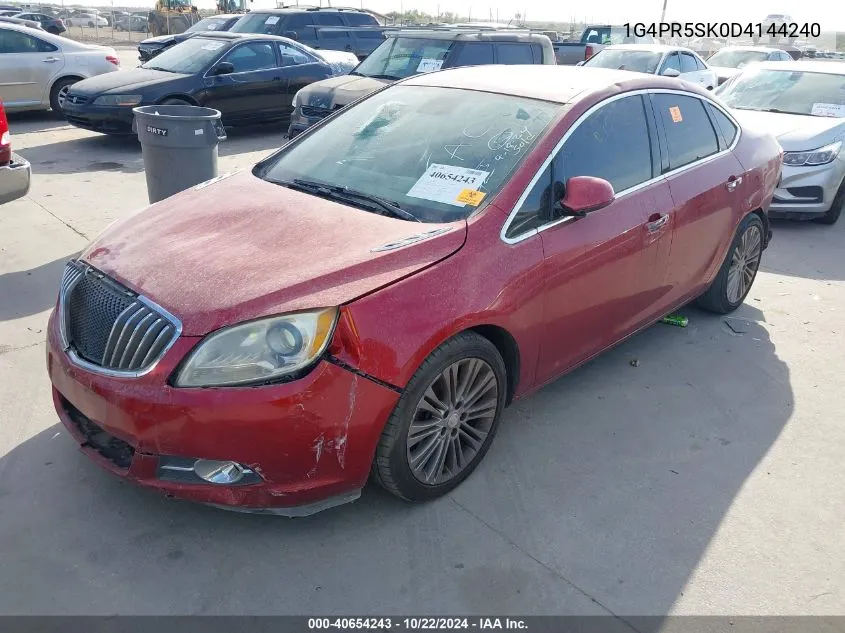 2013 Buick Verano Convenience Group VIN: 1G4PR5SK0D4144240 Lot: 40654243